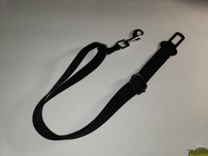 Seatbelt Leash Black