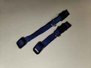 Blue Sparkle - Breakaway Cat Collar - XSmall/Small