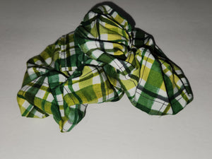 Hair Tie - Saint Patrick's Green Plaid