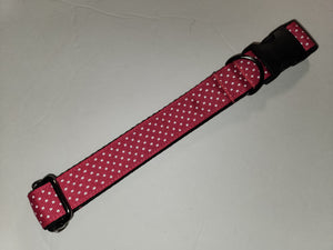 Valentine's Pink Dots Collar - Large