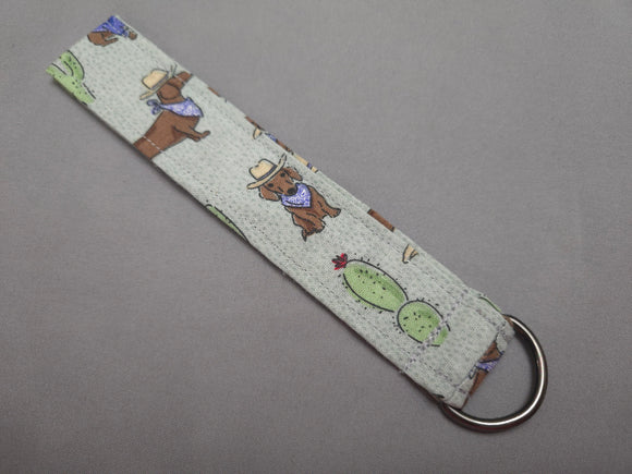 Wristlet Keychain - Country Dog