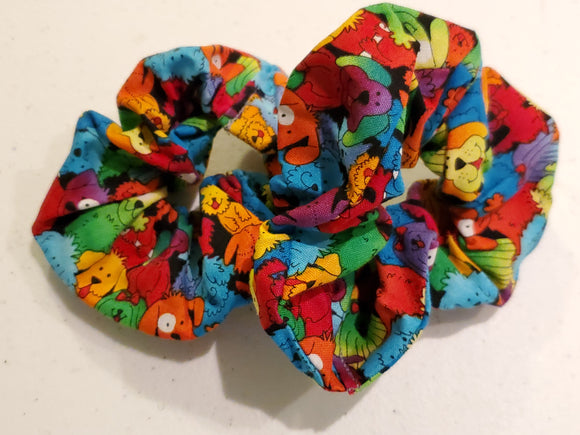 Hair Tie - Dogs Colorful
