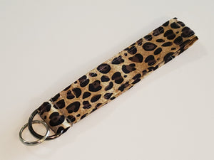 Wristlet Keychain - Cheetah Print