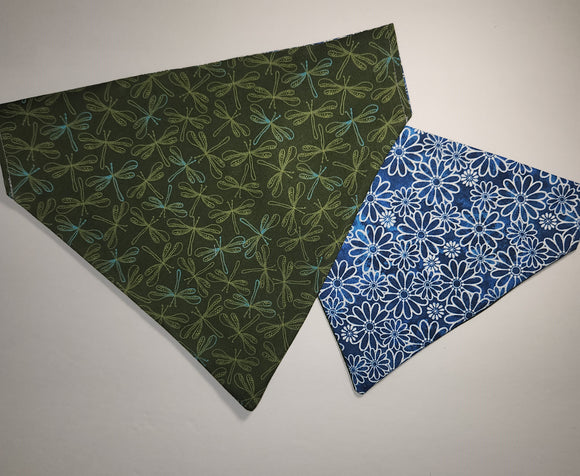 Dragonflies Green/Blue Bandana