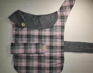 Jacket - Pink and Gray Plaid