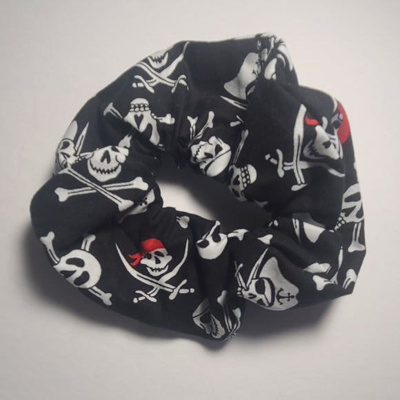 Hair Tie - Skulls Pirate
