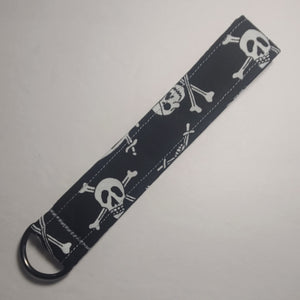 Wristlet Keychain - Skulls Pirate