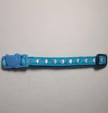 Blue with White Dots - Breakaway Cat Collar - XSmall/Small