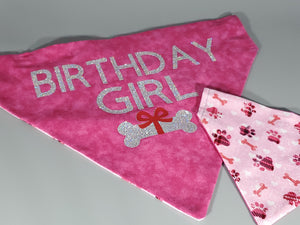 Happy Birthday Girl Sparkle - Premium Bandana