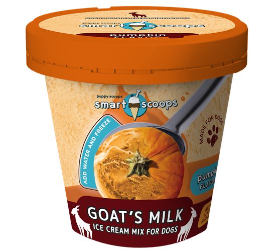 Goats Milk Ice Cream for Dogs - Pumpkin