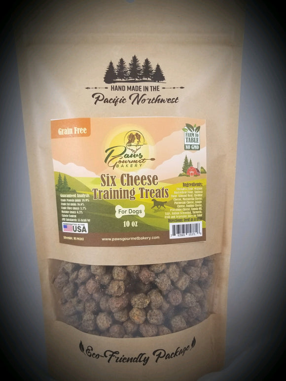 Six Cheese Training Treats (Grain Free) - 10 Ounces